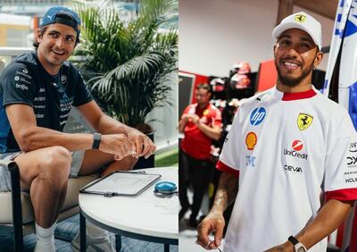 F1. GP Miami, Carlos Sainz: Non sono sorpreso delle difficoltà di Lewis in Ferrari. La risposta di Hamilton