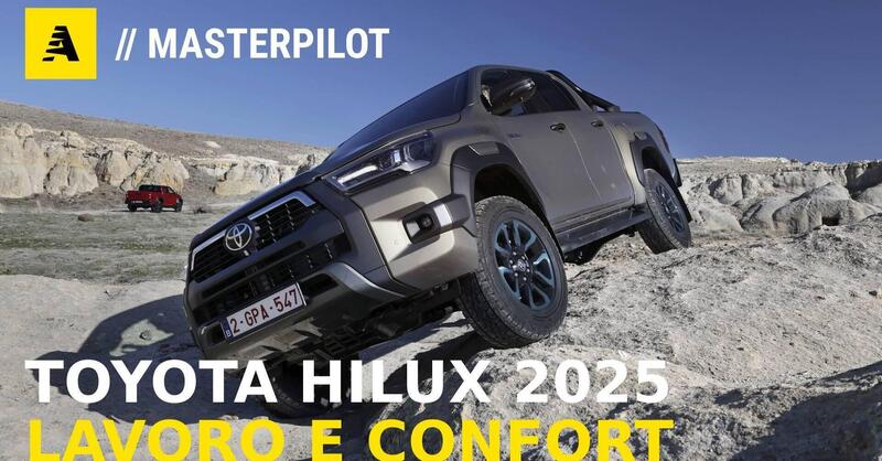 Toyota Hilux 2.8 ibrido: migliora in tutto ed &egrave; sempre inarrestabile [VIDEO]