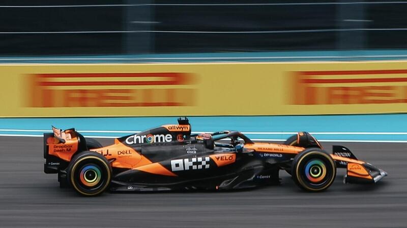 F1. GP Miami 2025: Piastri regola la FP1 davanti a Leclerc e Verstappen. Bandiera rossa sul finale