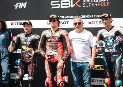 SBK 2025. GP d’Italia. Bulega in pole position a Cremona!