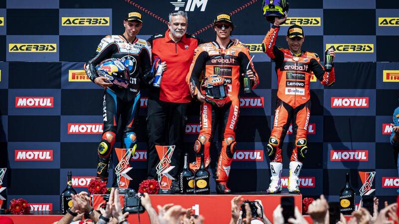 SBK 2025. GP d&rsquo;Italia. Bulega si impone in Gara1 a Cremona