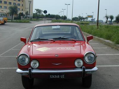 Fiat 850 Sport d&#039;epoca del 1970 a Sassari