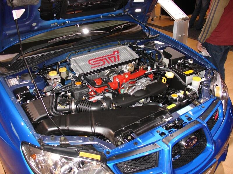 Il motore della leggendaria Subaru Impreza WRC STI