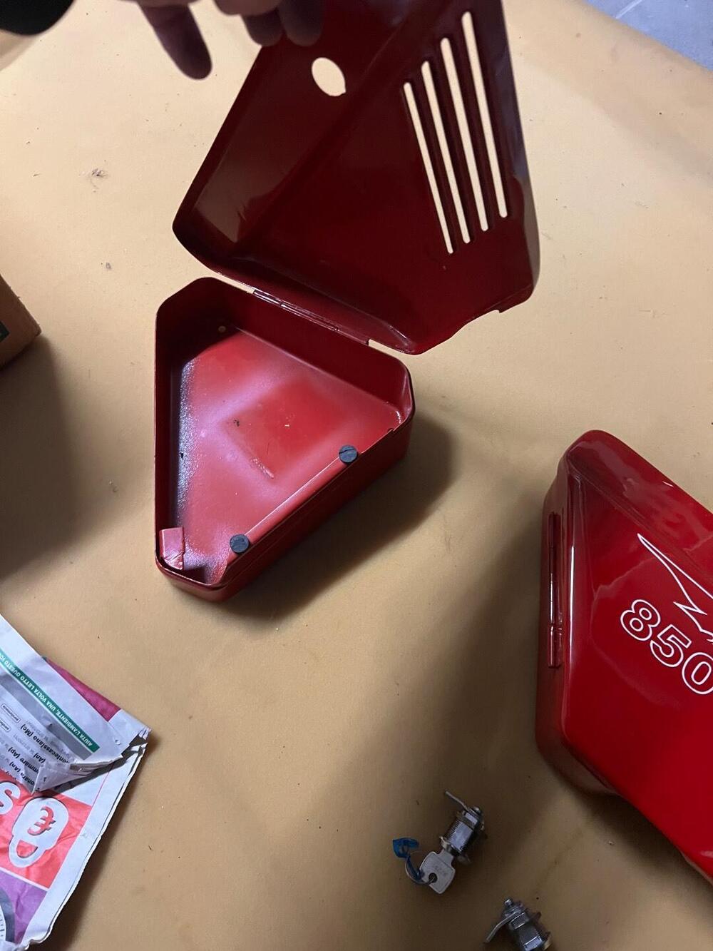 Serbatoio con fianchetti/bauletti originali moto G Moto Guzzi (2)