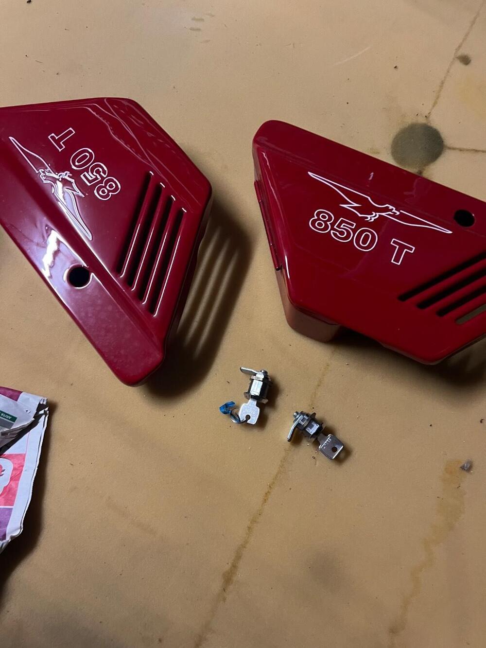 Serbatoio con fianchetti/bauletti originali moto G Moto Guzzi (3)