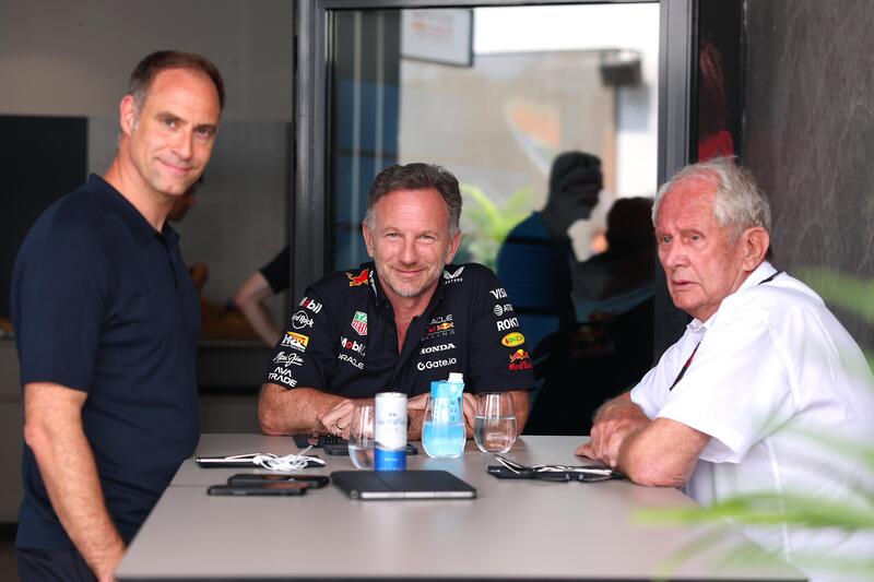 Christian Horner, Oliver Mintzlaff, Helmut Marko