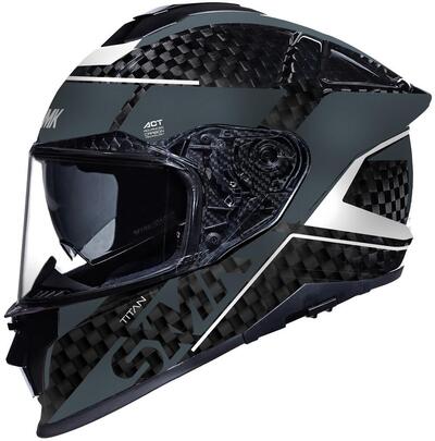 Casco integrale SMK TITAN NEON in fibra Nero SMK 