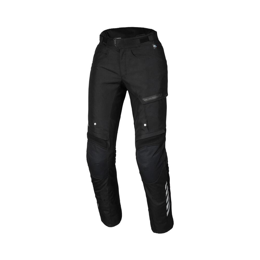 Pantaloni moto donna Macna Blazor 3 strati Nero