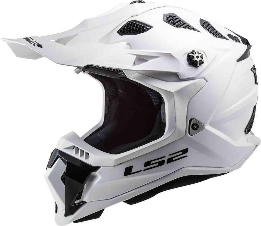 Casco Cross LS2 MX700 SUBVERTER SINGLE MONO Bianco