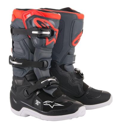 Stivali cross bambino Alpinestars TECH 7S Nero Gri