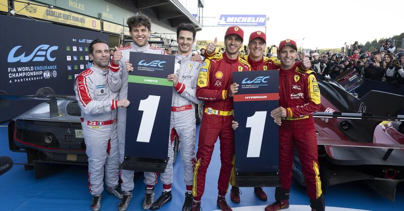 Ferrari, che spettacolo nel WEC! Doppietta per la 499P alla 6 Ore di Spa con la #51 e la #50. Vittoria in LMGT3 per la 296 #21