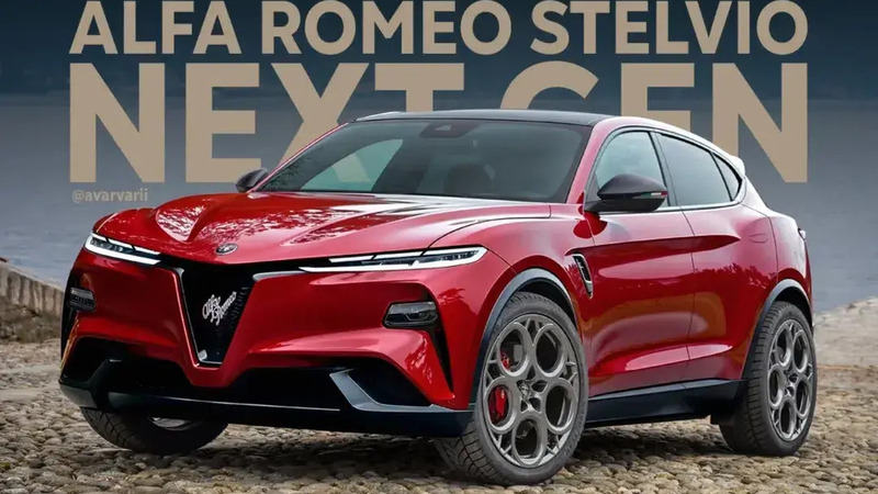 Alfa Romeo Stelvio 2025: questo &egrave; il render pi&ugrave; bello di @Avarvarii