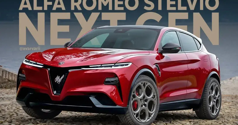 Alfa Romeo Stelvio 2025: questo &egrave; il render pi&ugrave; bello di @Avarvarii