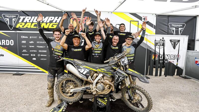 Triumph Italia Racing e Morgan Lesiardo conquistano la classe 250 4T agli Assoluti d&#039;Italia Enduro 