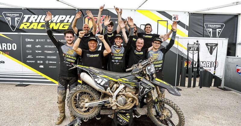 Triumph Italia Racing e Morgan Lesiardo conquistano la classe 250 4T agli Assoluti d&#039;Italia Enduro 