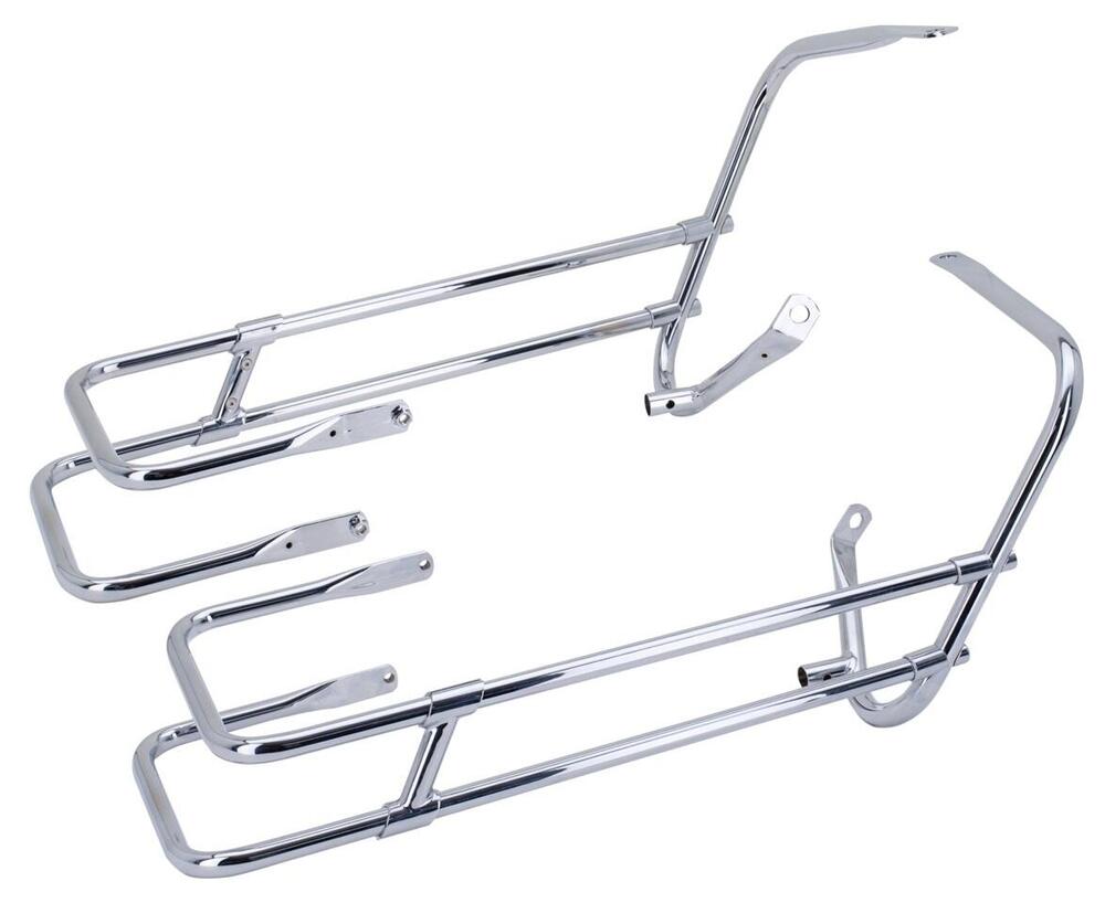 Kit completo protezioni cromate borse rigide per R 