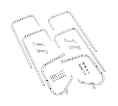 Kit completo protezioni cromate borse rigide per R 