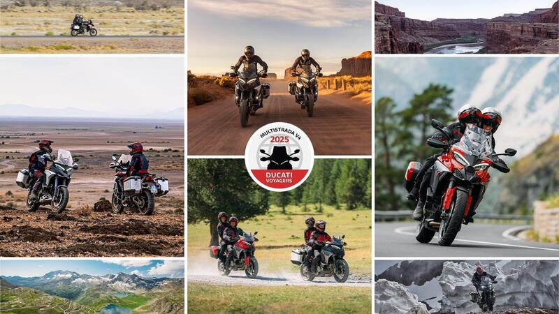 Multistrada V4 Voyagers 2025: racconta i tuoi viaggi e vinci un set da viaggio