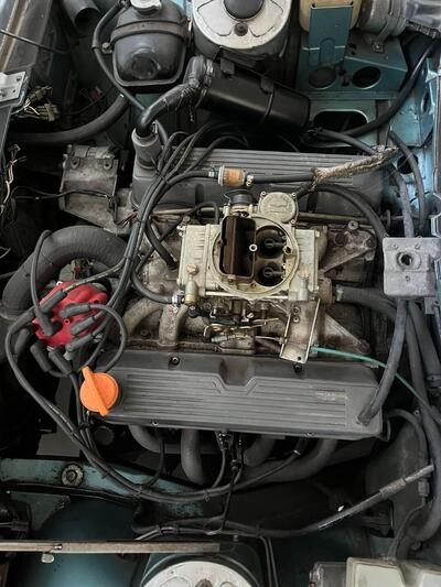 Triumph TR 8 d&#039;epoca del 1980 a Vigevano