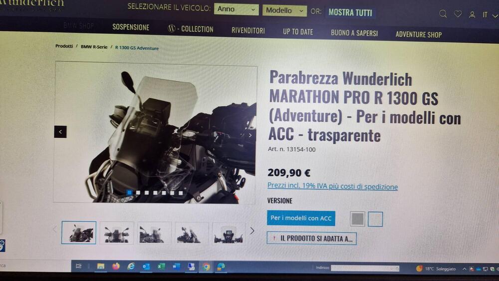 Parabrezza Wunderlich BMW GS 1300 / ADVENTURE Wunderlich GmbH (2)