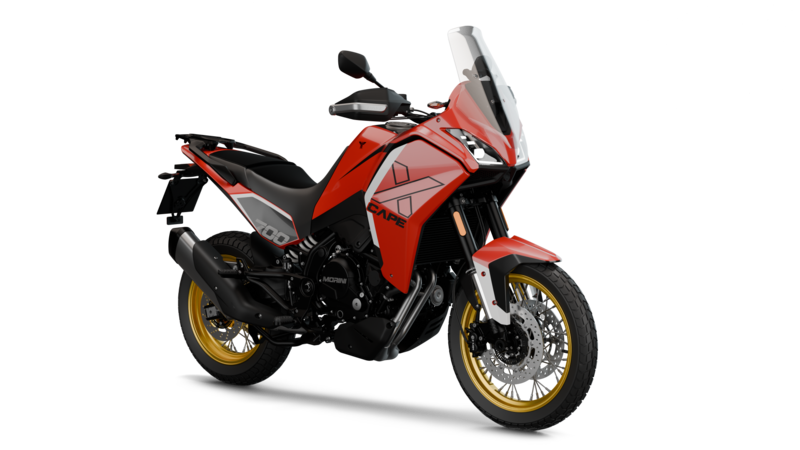 Moto Morini X-Cape 700 Gold Edition: cerchi oro e dotazioni premium