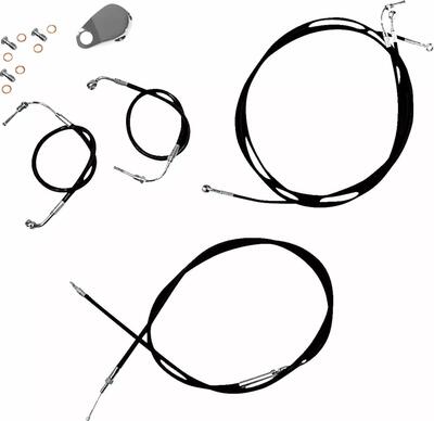 Kit cavi Softail*** 2018 al 2024 per manubrio alto La Choppers