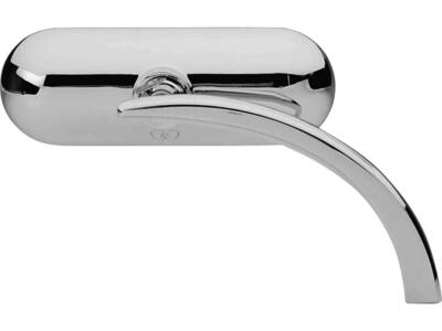 Specchietto Arlen Ness Mini Oval destro cromo