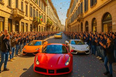 La Milano del Quadrilatero si blinda. Ma le Ferrari non si fermano certo per una ZTL [VIDEO]