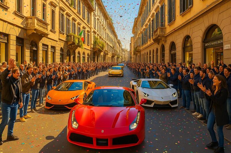 La Milano del Quadrilatero si blinda. Ma le Ferrari non si fermano certo per una ZTL [VIDEO]
