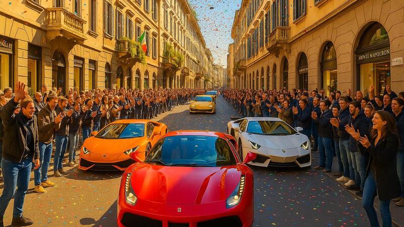 La Milano del Quadrilatero si blinda. Ma le Ferrari non si fermano certo per una ZTL [VIDEO]
