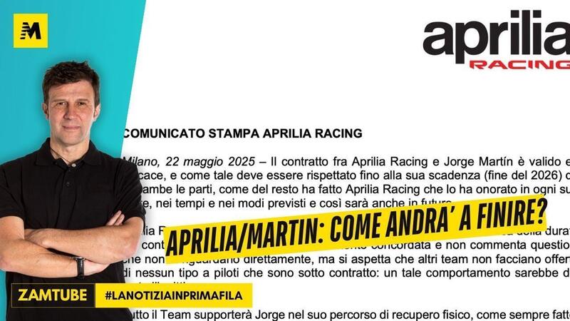Aprilia/Martin: come andr&agrave; a finire? [VIDEO]