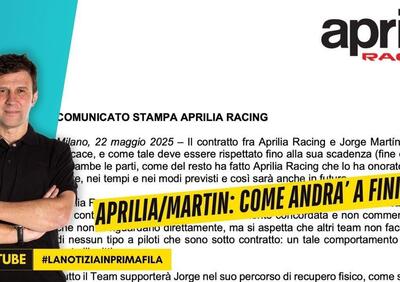 Aprilia/Martin: come andrà a finire? [VIDEO]