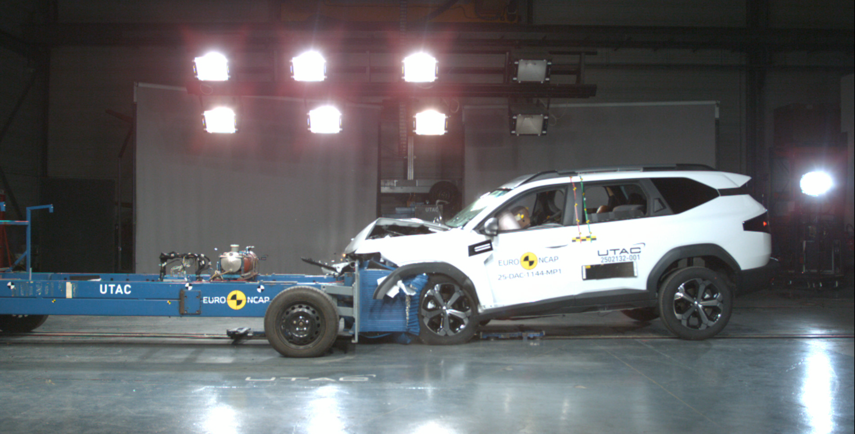 Crash test frontale