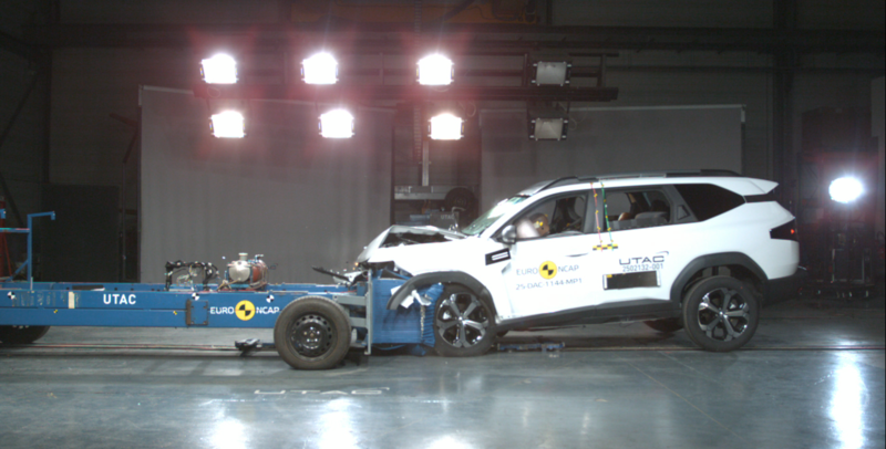 Crash test frontale