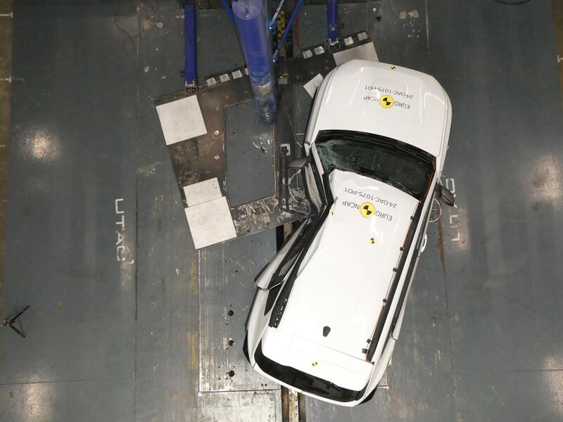 Crash test laterale
