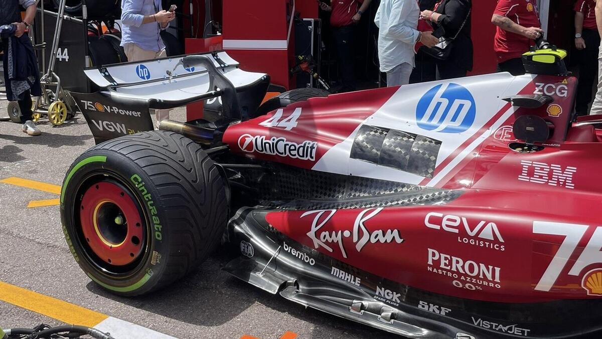 F1. Tantissimo carico aerodinamico: così la Ferrari in pista per il GP di casa di Leclerc a Monaco