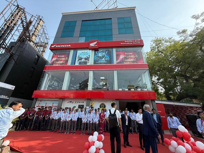 un concessionario Honda. 11.500 moto vendute ogni anno da questo dealer