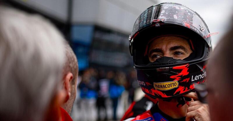 MotoGP 2025. GP del Regno Unito a Silverstone. Pecco Bagnaia, 6&deg; nella Sprint: &quot;Dopo quattro giri la gomma dietro era andata&quot;