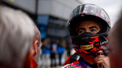 MotoGP 2025. GP del Regno Unito a Silverstone. Pecco Bagnaia, 6&deg; nella Sprint: &quot;Dopo quattro giri la gomma dietro era andata&quot;