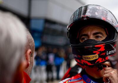 MotoGP 2025. GP del Regno Unito a Silverstone. Pecco Bagnaia, 6° nella Sprint: Dopo quattro giri la gomma dietro era andata