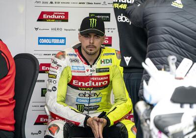 MotoGP 2025. GP di Gran Bretagna. Fabio Di Giannantonio, terzo: Marc Marquez ha trovato qualcosina per migliorare questa moto. Pecco Bagnaia? Parliamo, ma non dei problemi