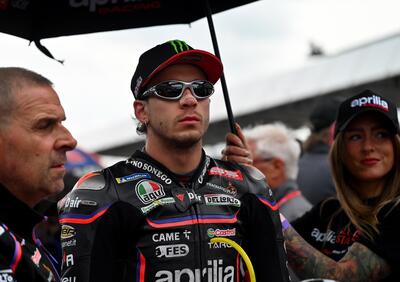 MotoGP 2025. GP del Regno Unito. Marco Bezzecchi, da diciannovesimo a quarto: La bagarre con Pecco Bagnaia? Non potevo sbagliare 