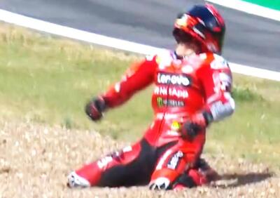 MotoGP 2025. GP del Regno Unito a Silverstone. Pecco Bagnaia: Con la GP25 io e Marc freniamo più di quelli con la GP24, ma si ferma meno