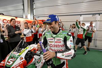 MotoGP 2025. GP del Regno Unito. Johann Zarco: "Faccio fatica a credere di essere sul podio sull'asciutto con la mia "Hondina""