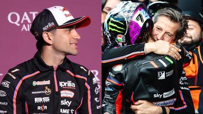 MotoGP 2025. GP del Regno Unito a Silverstone. Massimo Rivola: "Messaggio per Jorge: questa moto pu&ograve; vincere". E Martin: "Congratulazioni Aprilia e Bez!"