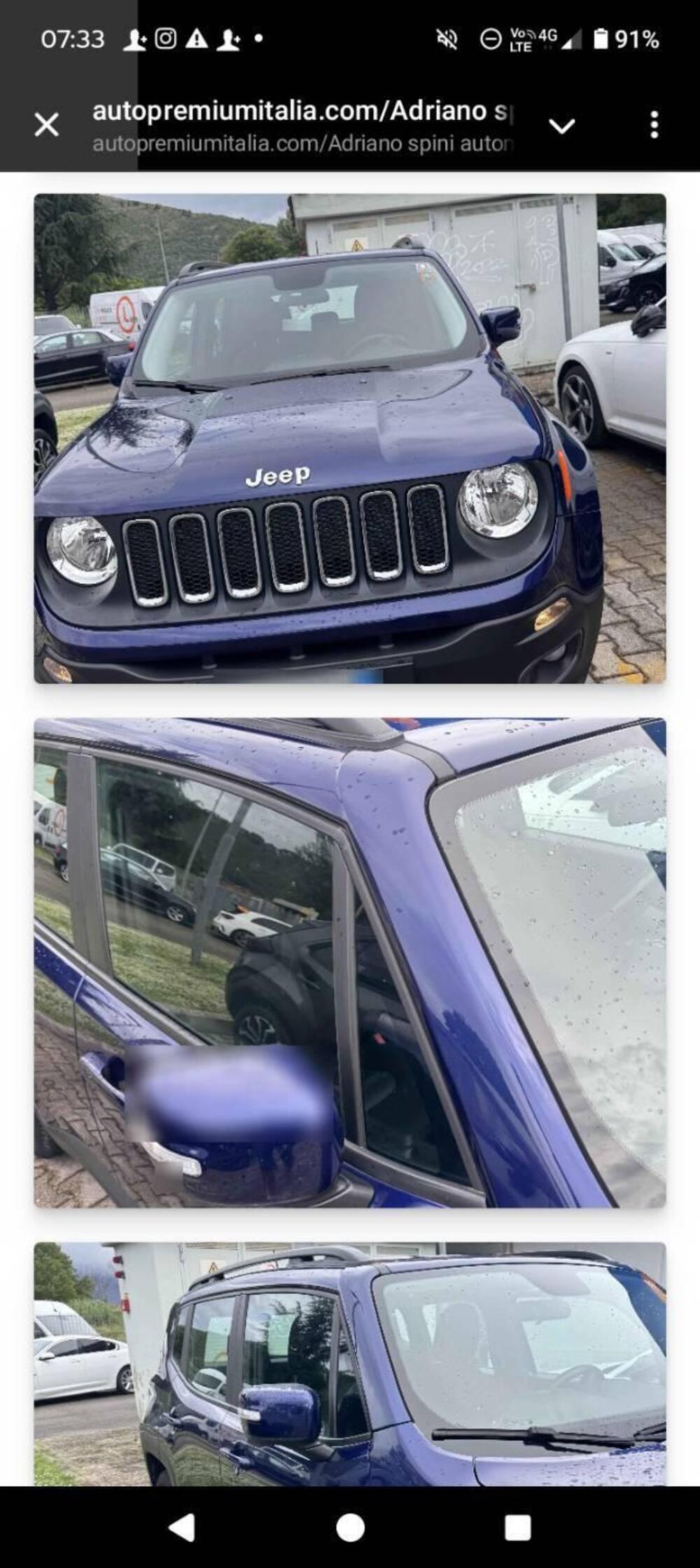 Jeep Renegade usata a Brescia