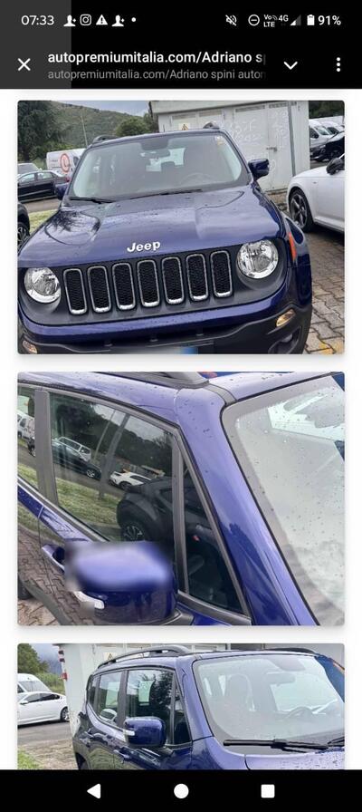Jeep Renegade 1.0 T3 Longitude del 2017 usata a Bovegno