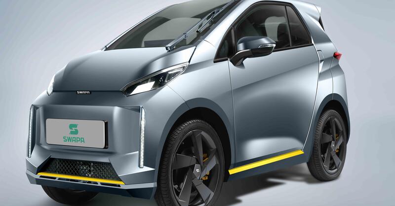 Microcar Swapa: il parcheggio &quot;summon&quot; col bottone &egrave; un&#039;idea originale