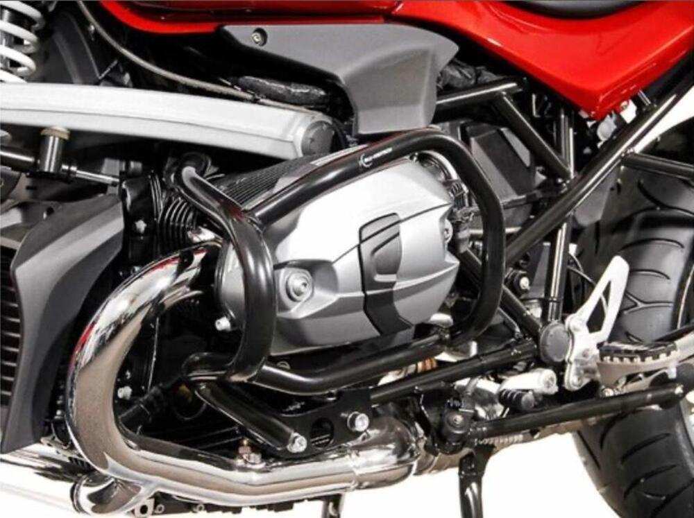 Barre protezione motore Bmw R1200R Sw-Motech (2)