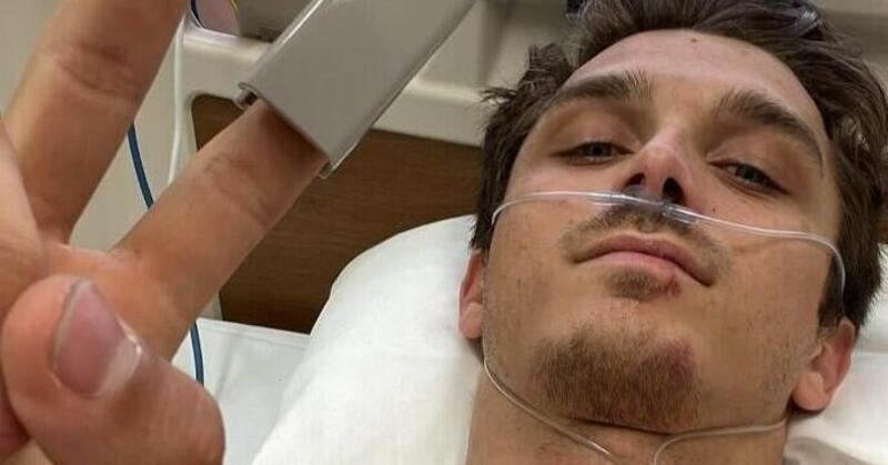 MotoGP 2025. Grave infortunio per Luca Marini a Suzuka, ha avuto un incidente in pista